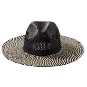 NWT Tabitha Brown x Target black and natural straw hat